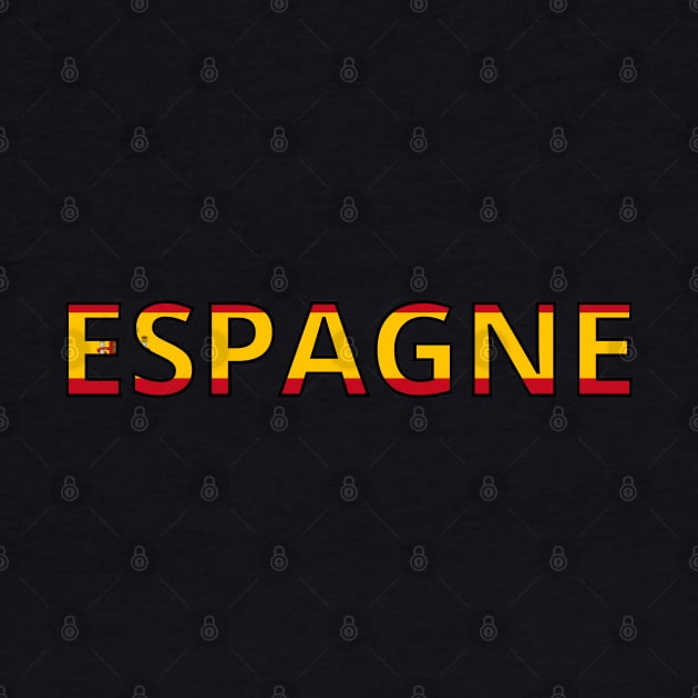 Drapeau Espagne by Pixelforma